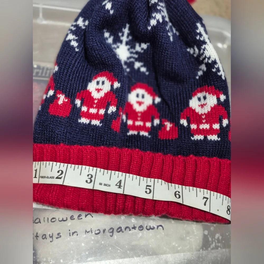 It's Our Time Knit Christmas Beanie Hat with The Scarf Set-One Size - Juniors